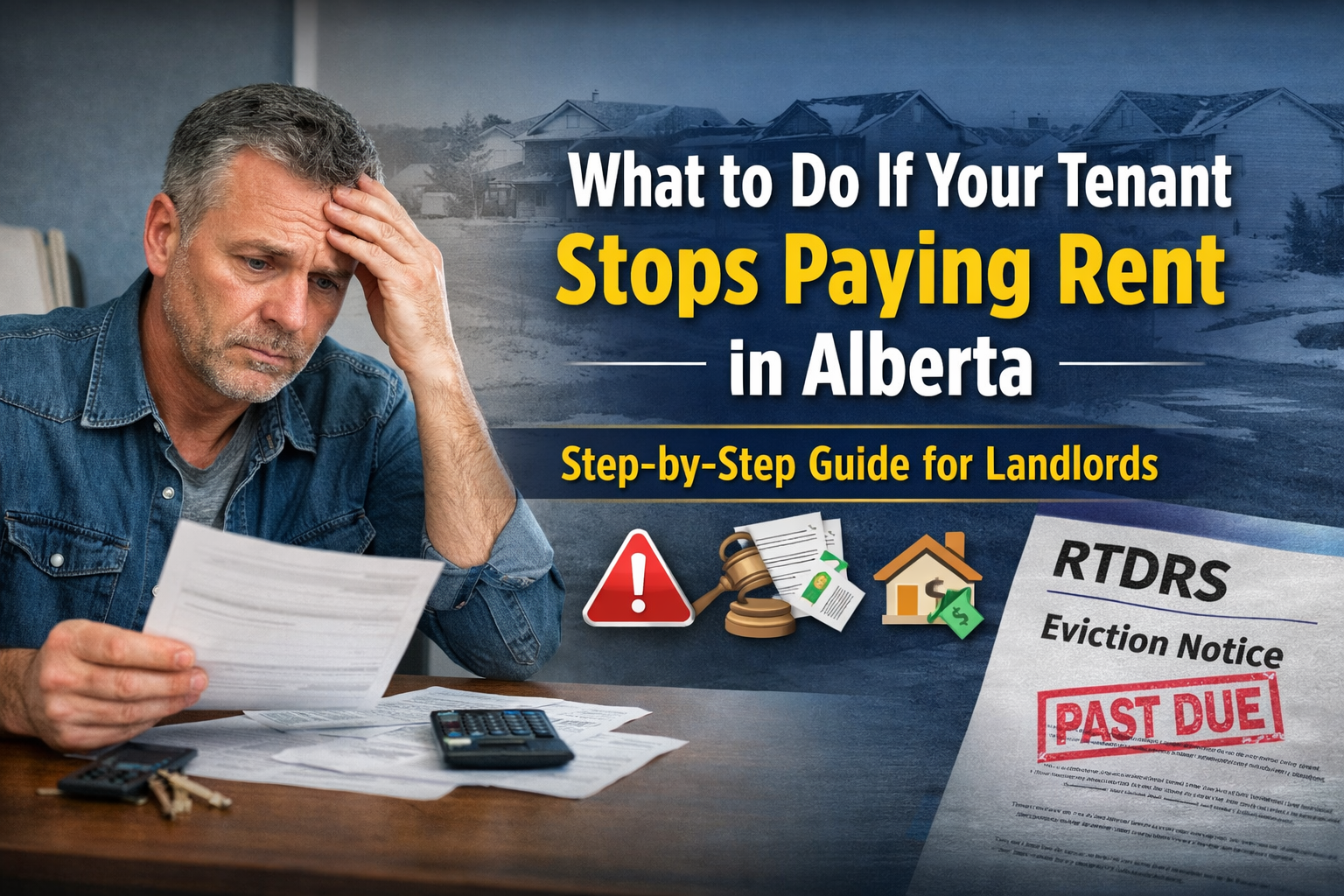 What to Do If Your Tenant Stops Paying Rent in Alberta (Step-by-Step Guide)